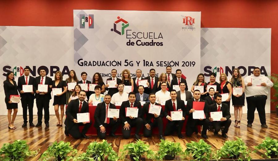 Es PRI Sonora pionero en escuelas estatales de cuadros del país
