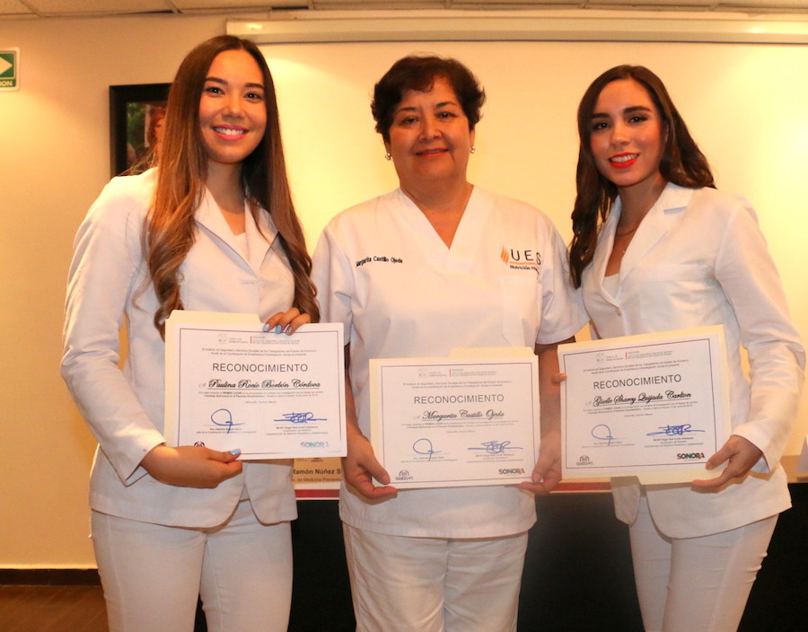 Culminan nutriólogas servicio social en Isssteson
