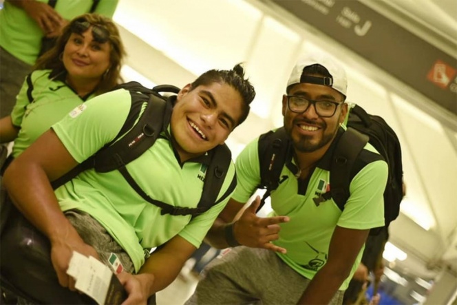 Mexicanos llegan a Lima previo a Parapanamericanos