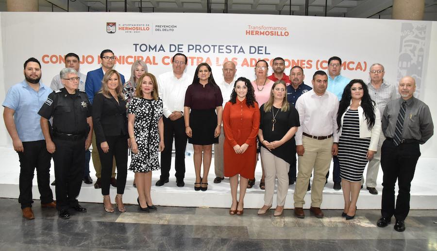 Rinde protesta el Consejo Municipal Contra las Adicciones de Hermosillo