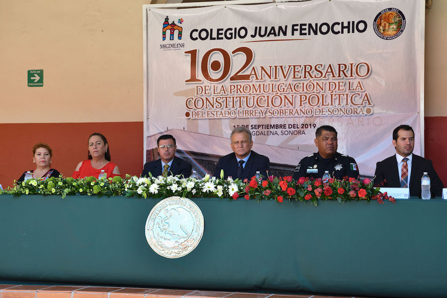 Celebran Aniversario 102 de la Promulgación de la Constitución Política de Sonora