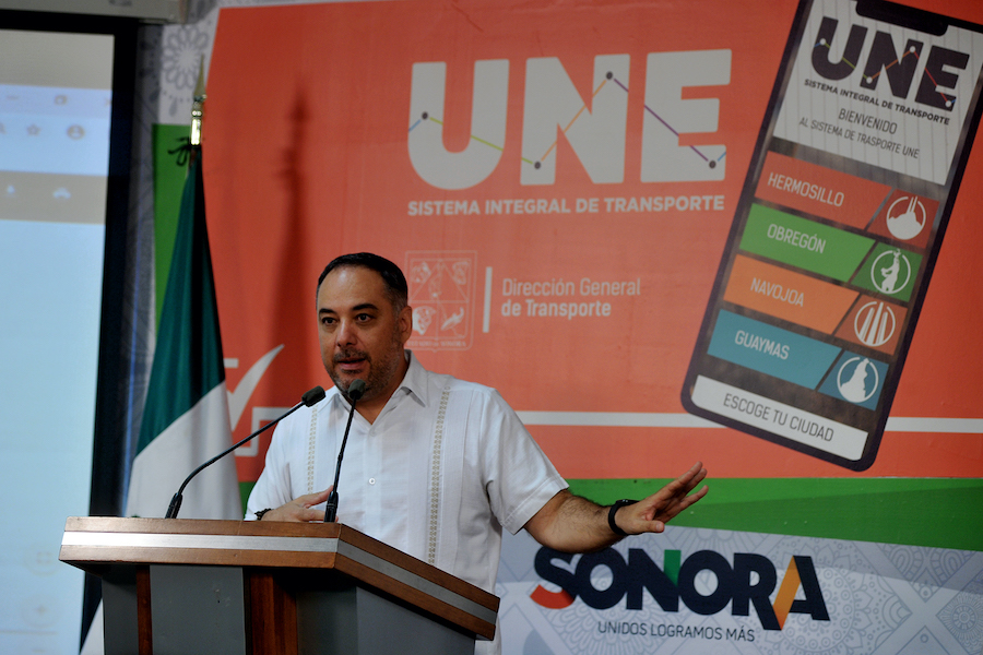 Presenta Dirección del Transporte actualización y nuevas funciones de la App del Sistema UNE