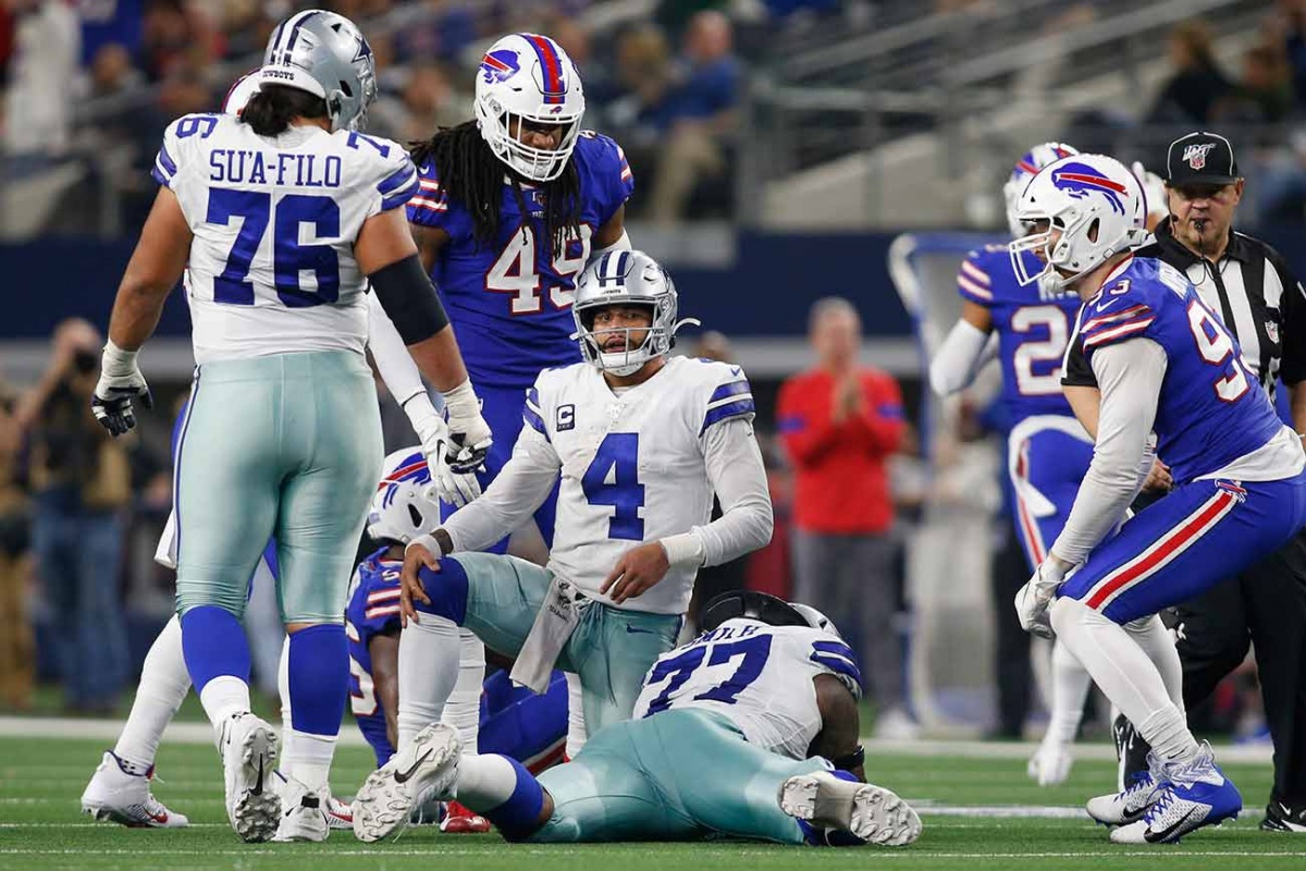 Dallas vive una pesadilla ante la defensa de los Bills