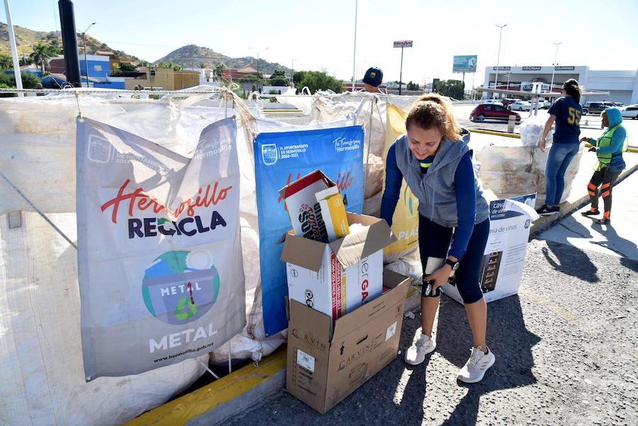 Estimulan la práctica del reciclaje de desechos domésticos en Hermosillo