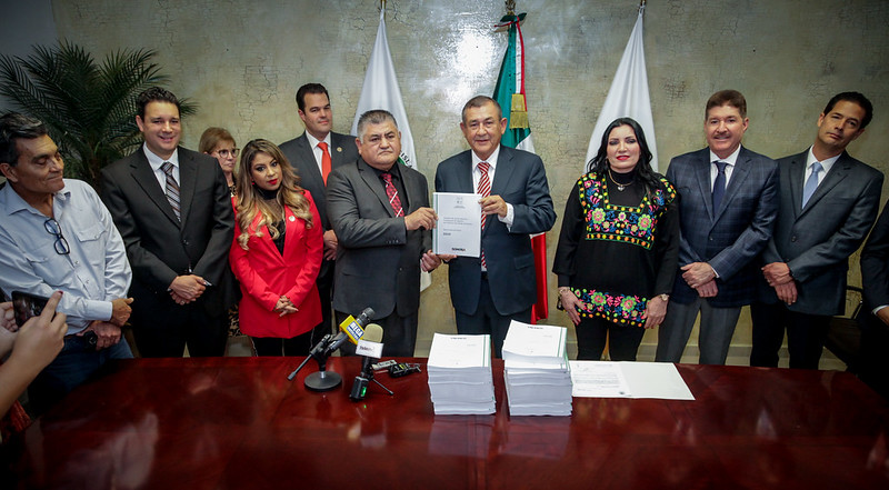 Recibe Congreso del Estado paquete económico 2020