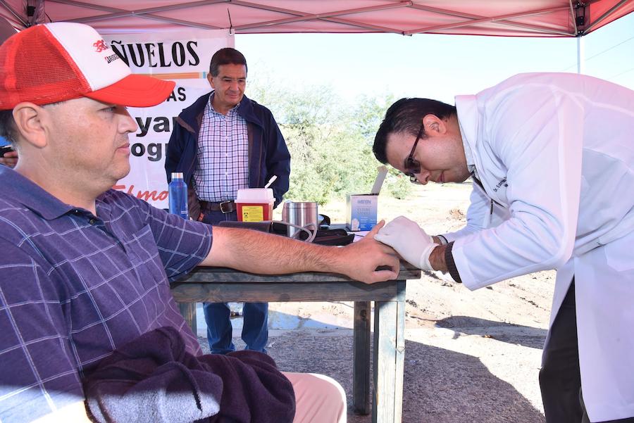 Miden glucosa y presión en reciclacentro