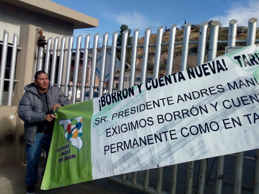 Levantan bloqueo de vías del tren en Nogales tras intervención del Gobierno del Estado como mediador