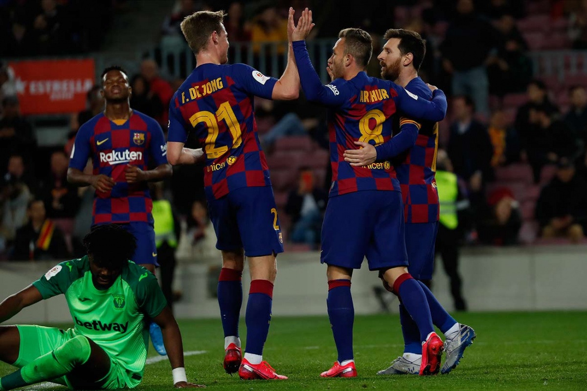 Messi y el Barcelona maltratan al Leganés del ‘Vasco’