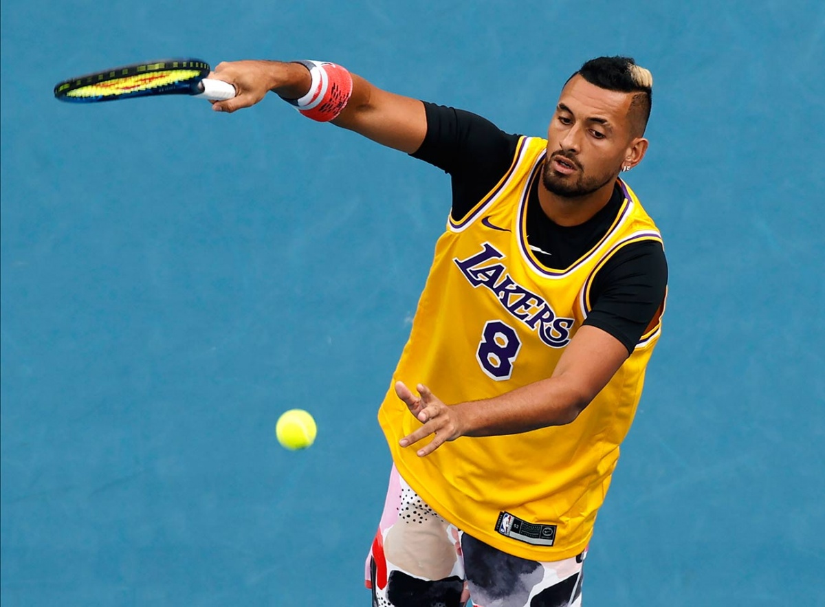 Kobe Bryant presente en el Abierto de Australia