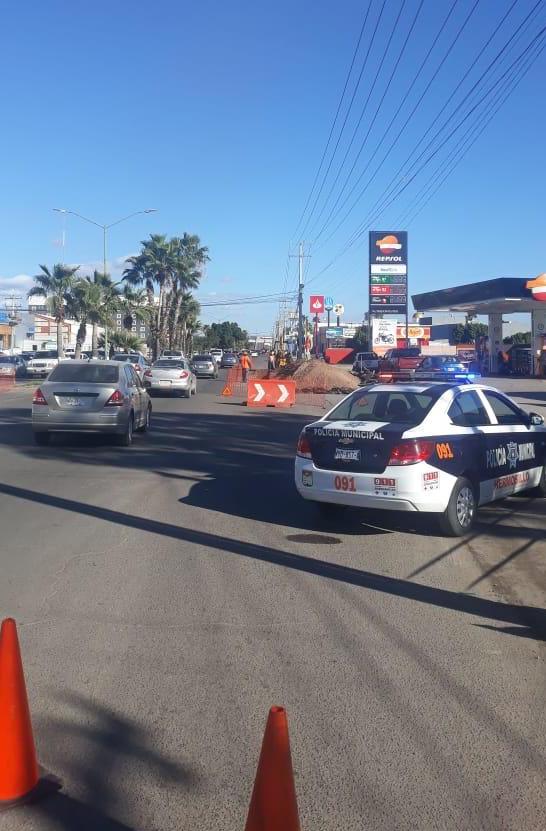 Recomienda Ayuntamiento precaución por obras en el bulevar García Morales Recomienda Ayuntamiento precaución por obras en el bulevar García Morales