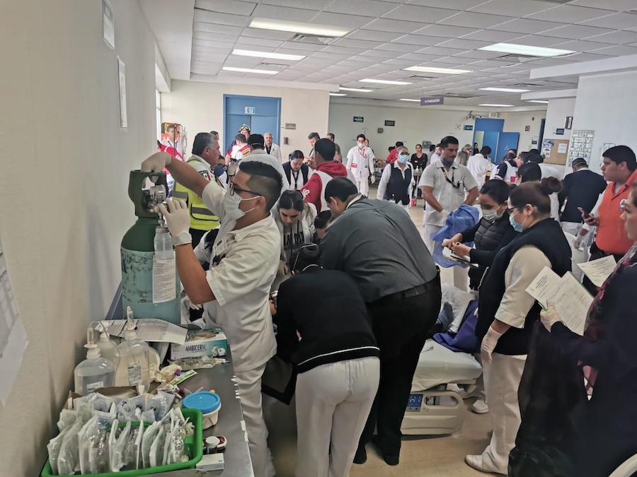 Salud Sonora en atención y rescate a lesionados de Vícam