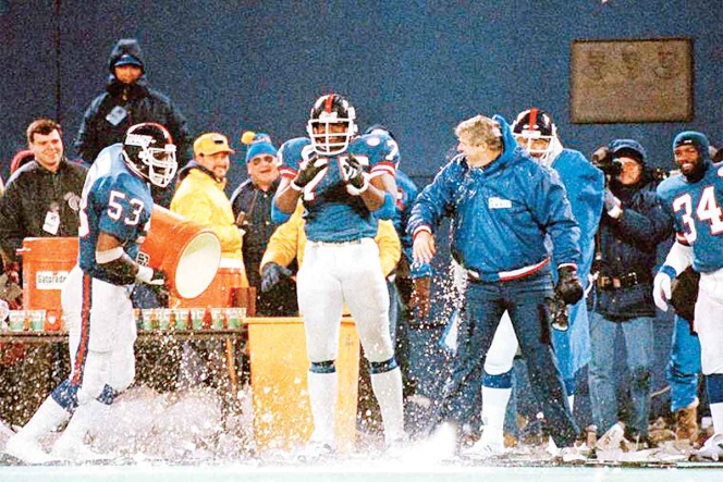 El baño más esperado en el Super Bowl, una tradición gigante