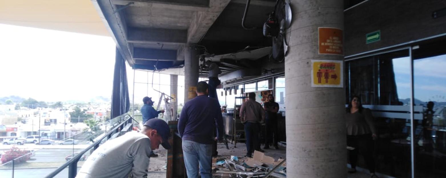 Clausuran Bar en Colossus tras colapso de techo