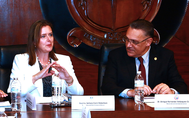 Unison sede de reunión de trabajo con embajadora del Reino Unido en México