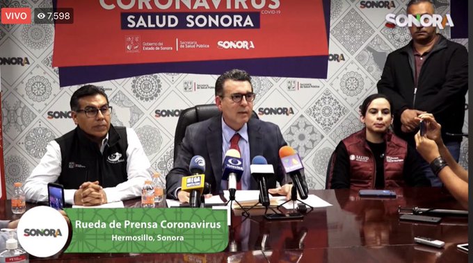 Confirman primer caso de Covid-19 en Sonora