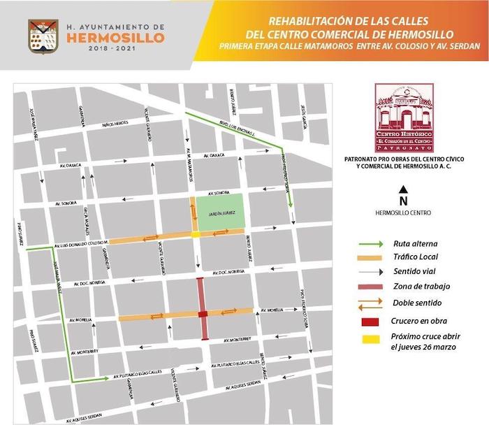 Continúan obras de rehabilitación en la Matamoros; inician trabajos en Gaspar Luken