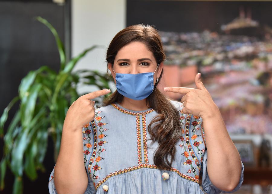 Exhorta Celida López a usar cubrebocas para disminuir propagación de coronavirus