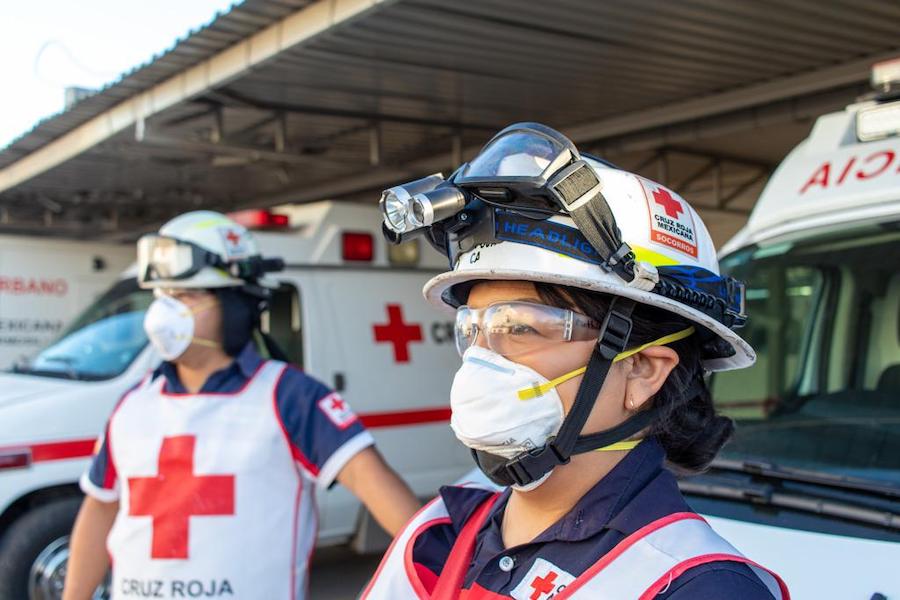 Ante contingencia Covid-19, se solidarizan con Cruz Roja Hermosillo