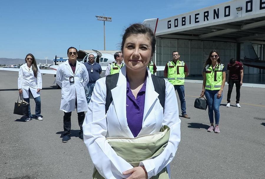 Parte brigada de salud a reforzar atención de pacientes COVID-19  en SLRC
