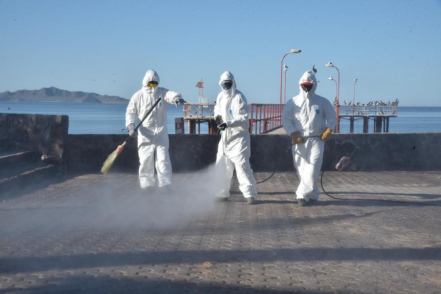 Limpian espacios públicos de Bahía de Kino y Punta Chueca