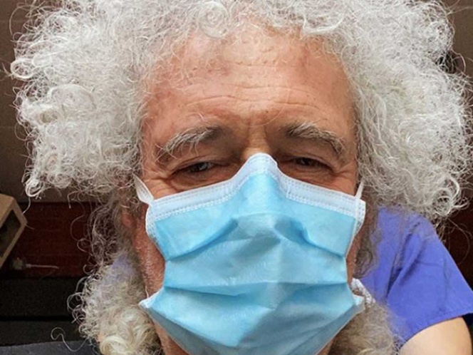 Hospitalizan a Brian May tras accidente doméstico