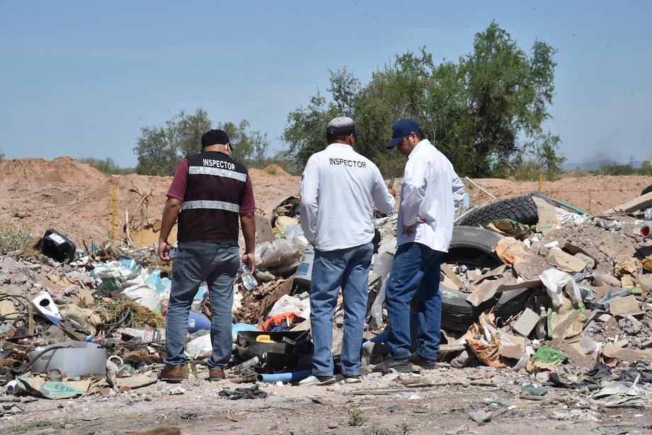 Refuerzan operativos contra basureros y quemas clandestinas en HMO