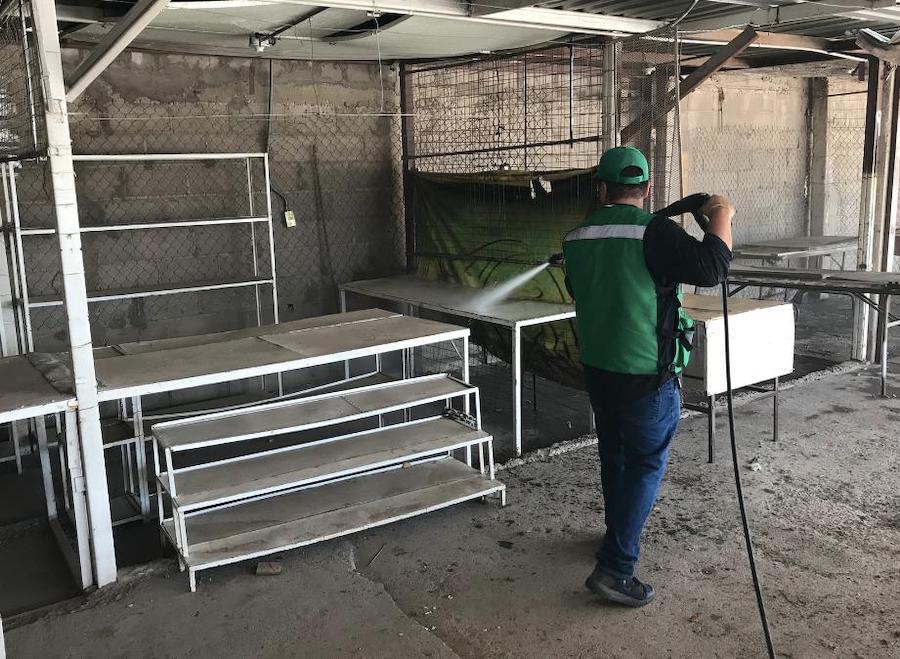 Brigadas de Vida realizan limpieza profunda de tianguis y espacios públicos en Hermosillo
