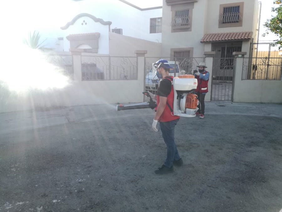Realiza Coves jornada de sanitización en colonias de Hermosillo
