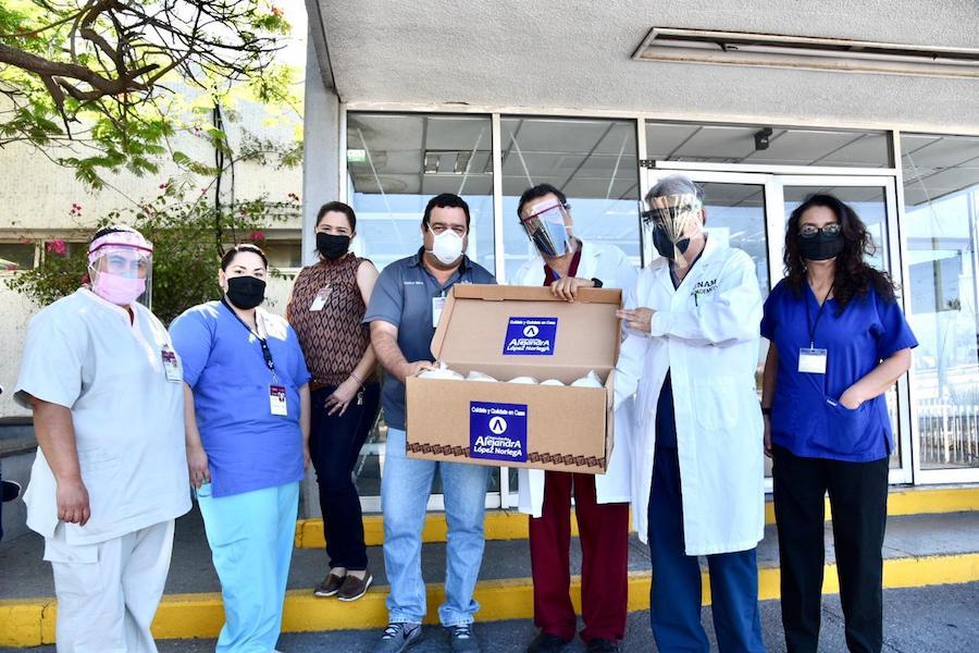 Entregamos 100 cubrebocas N95 para personal de salud en clínicas y hospitales