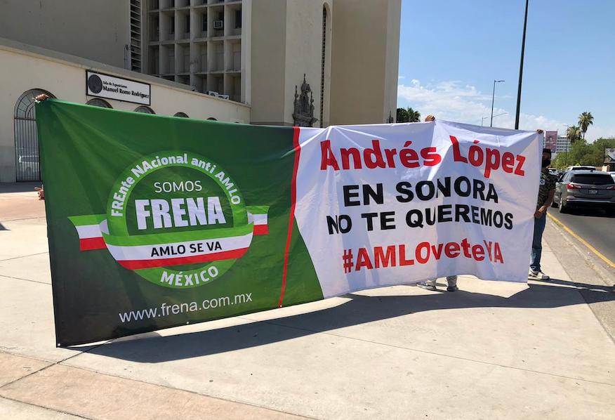 Rechazan posible visita de AMLO a Sonora