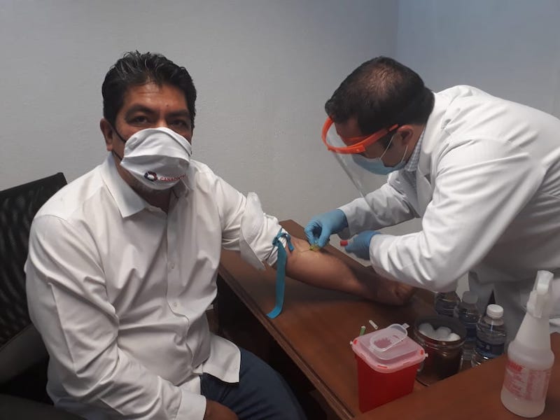 Canacintra realiza pruebas rápidas del Covid-19