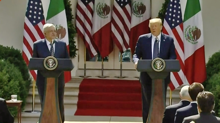 ¿Deschavetado? No come lumbre por eso a Trump no lo atacó