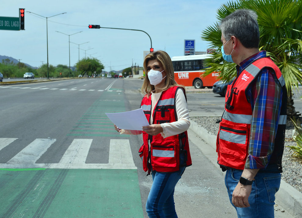 Entrega Gobernadora Pavlovich obra de rehabilitación del bulevar Ganaderos