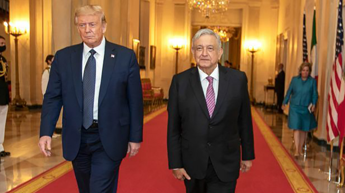 En la cena con Trump sí hubo una expresión sobre el muro, confirma AMLO