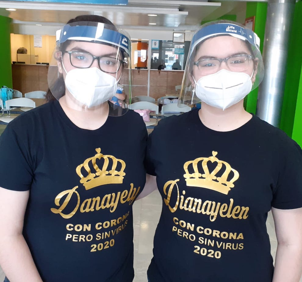 Gemelas vencen al COVID-19 en el HIES: Salud Sonora