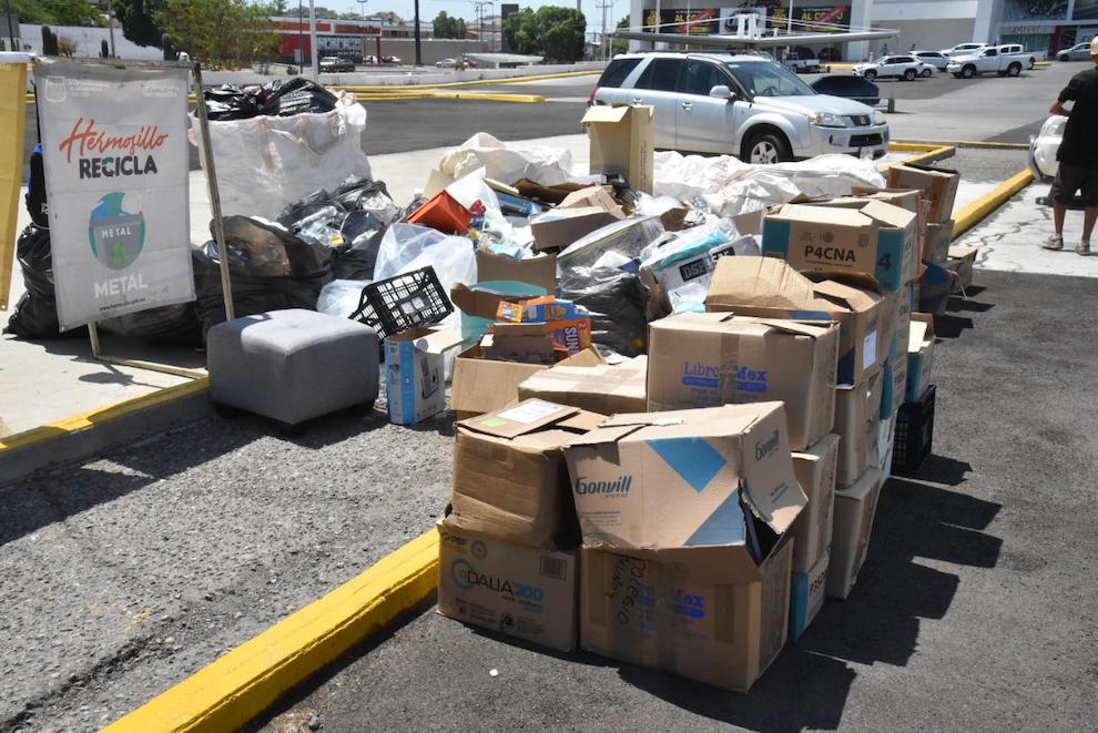 Reciben 6 toneladas de material al reactivar reciclacentros