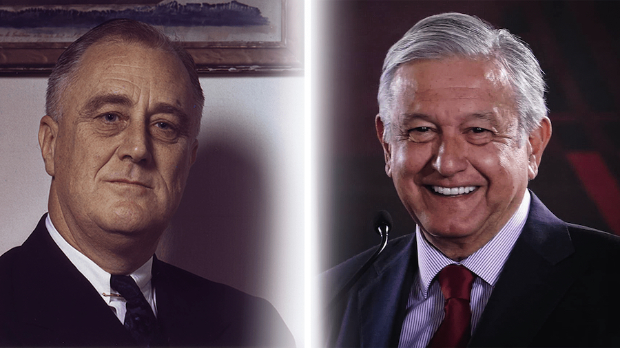 ¿Sabe AMLO quién fue Roosevelt?