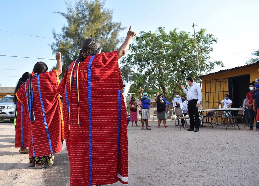 Atiende Gobierno de Hermosillo a comunidad Triqui en Miguel Alemán