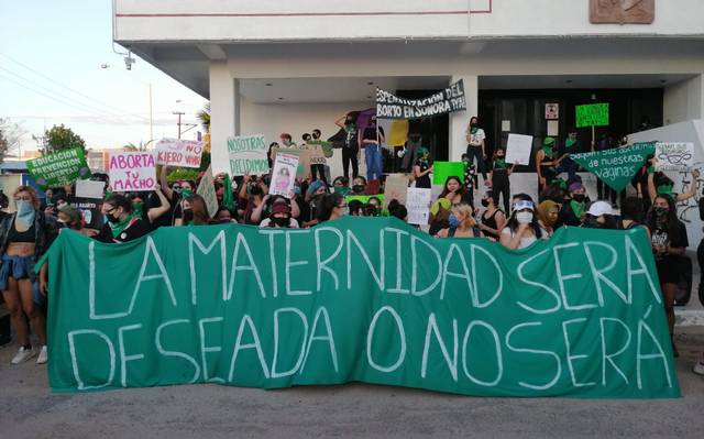 Mujeres en Sonora exigen aborto legal, seguro y gratuito