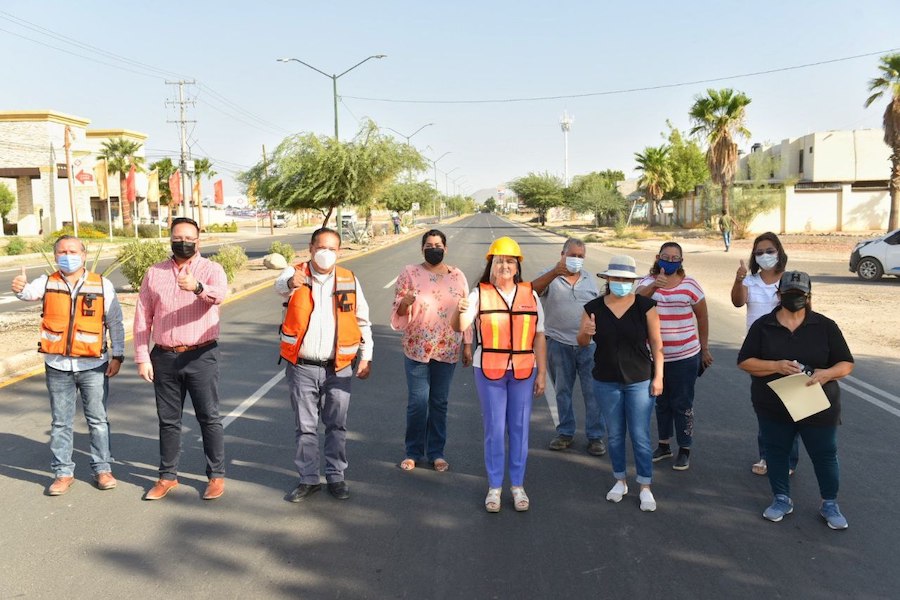 Entrega Celida López rehabilitación del bulevar Agustín Zamora