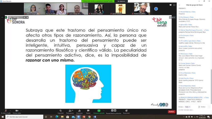 Capacita DIF Sonora a personal con el programa “Vive Sana-Mente”
