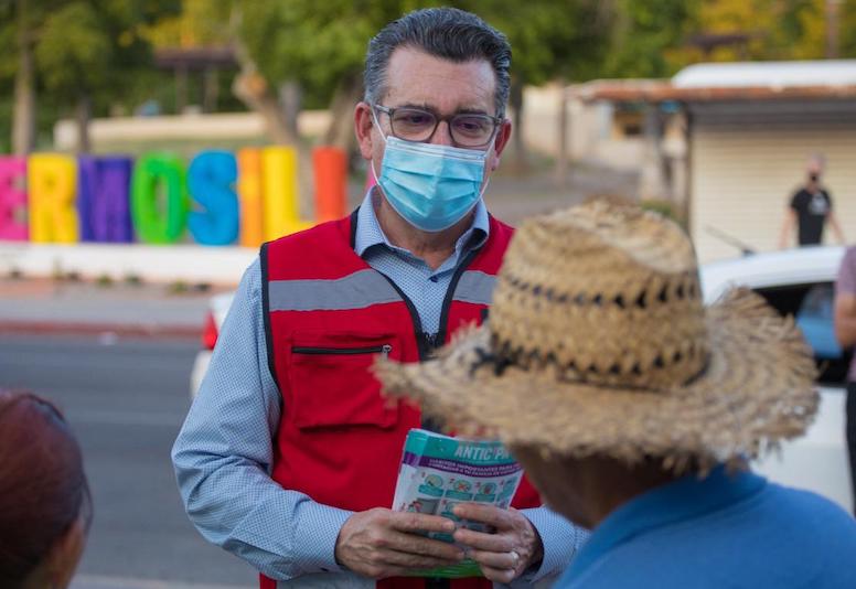 Promueve Secretario de Salud regla de tres contra el COVID-19
