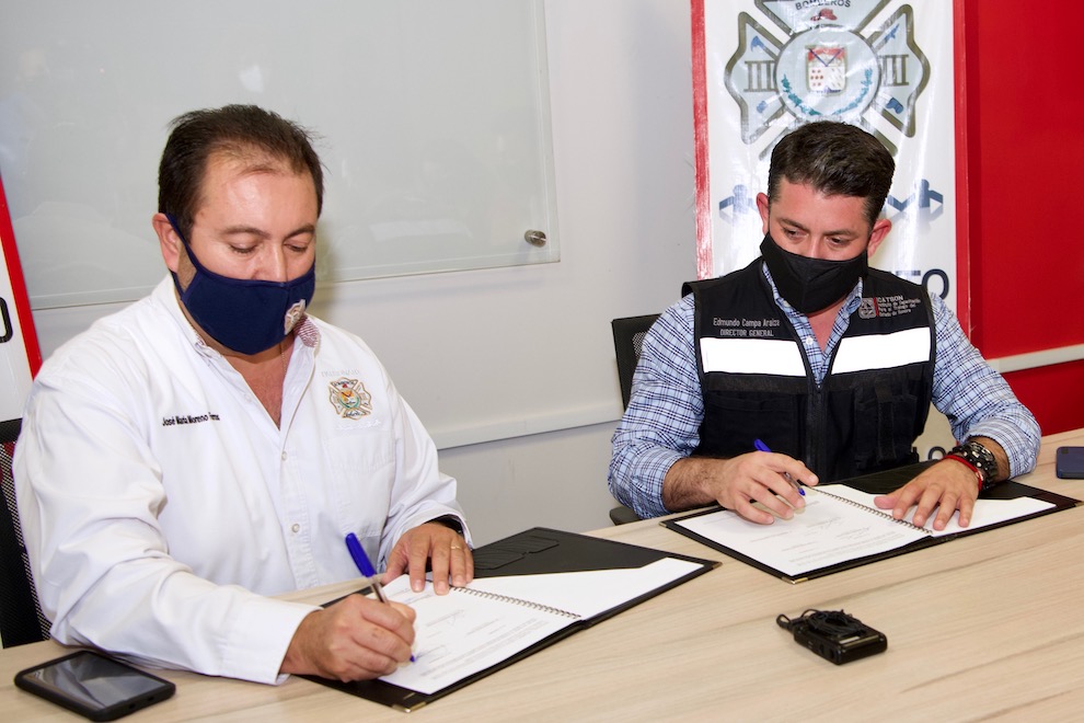 Recibirán capacitación de Icatson Bomberos y sus familias