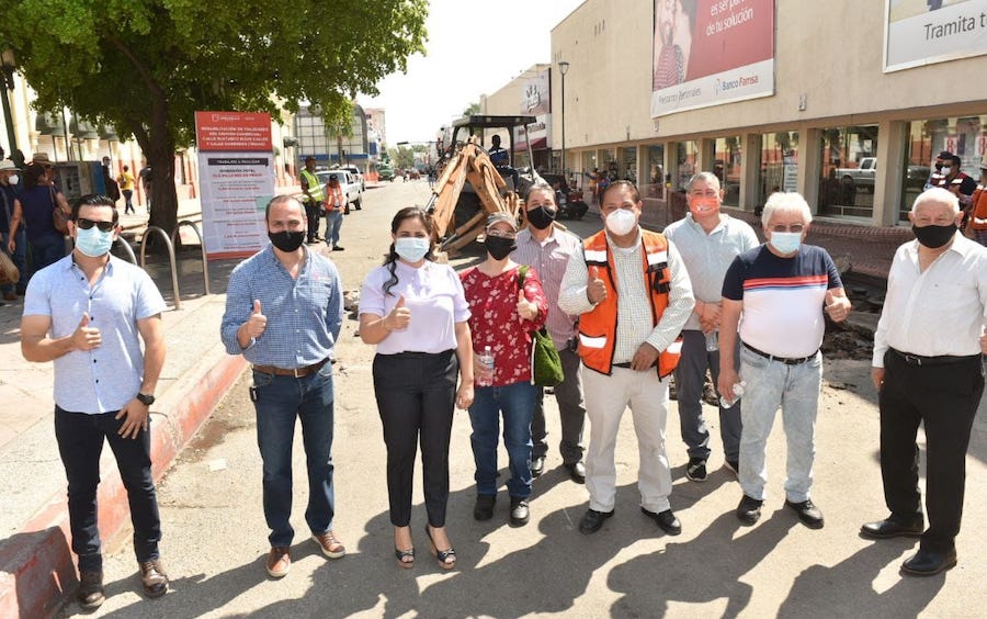 Inicia Celida López rehabilitación con concreto hidráulico de avenida Elías Calles Inicia Celida López rehabilitación con concreto hidráulico de avenida Elías Calles