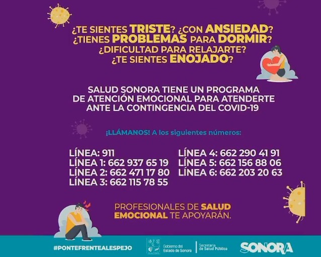 Llama Salud Sonora a rescatar el valor de la vida Llama Salud Sonora a rescatar el valor de la vida