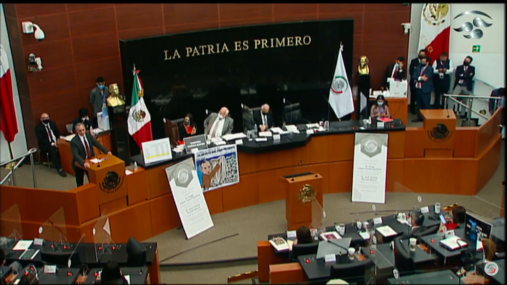 Comparecencia de López-Gatell en el Senado es suspendida ante protestas de la oposición