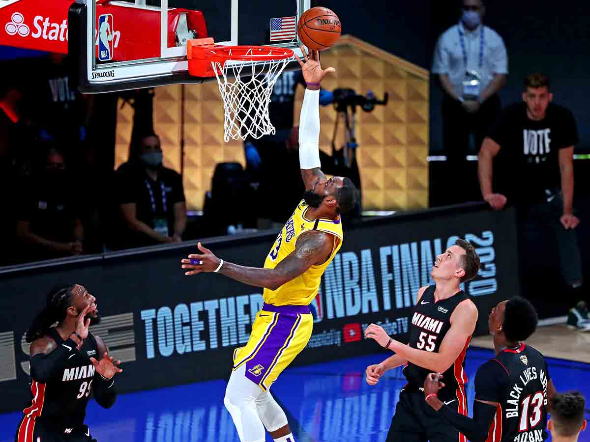 Lakers y LeBron acarician el título de la NBA