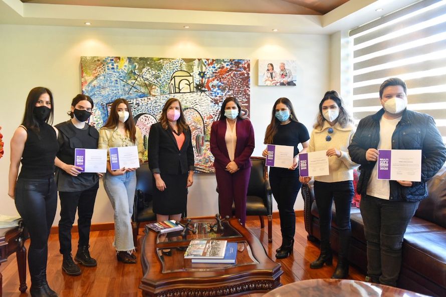 Reconoce Celida López a ganadores del reto Multicity Challenge México 2020 en Hermosillo