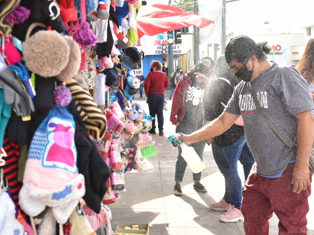 Continúan Brigadas de Vida promoviendo los protocolos de prevención en el Centro de Hermosillo