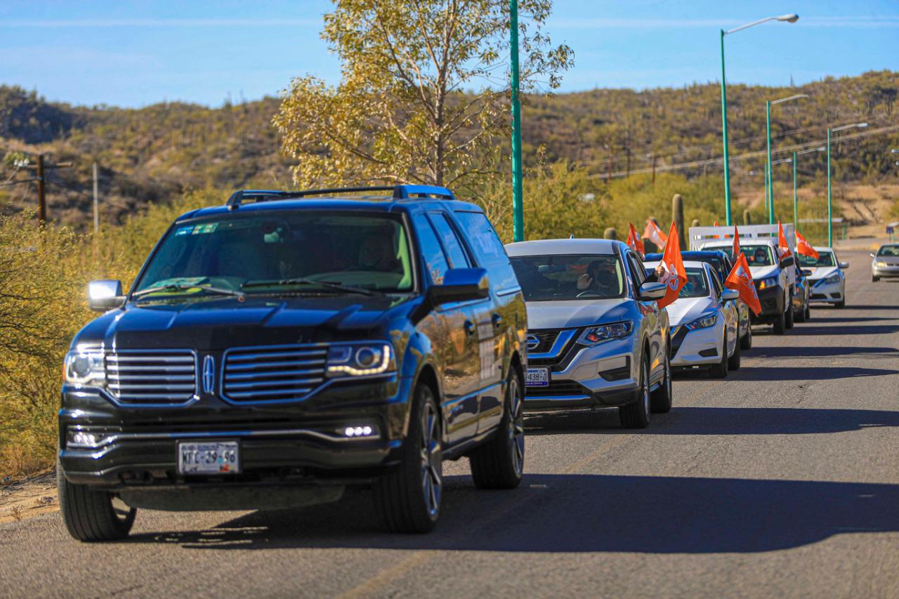 Continua la caravana de Ricardo Bours por los municipios de Saric, Tubutama, Átil, Oquitoa, Altar, Trincheras y Santa Ana